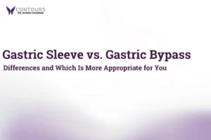 cover image with a white background and a text that says "Gastric Sleeve vs. Gastric Bypass"